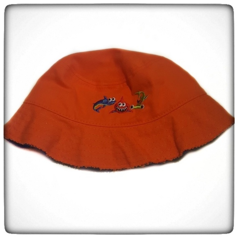 Toddler Boy Fish Bucket Sun Hat-52 CM